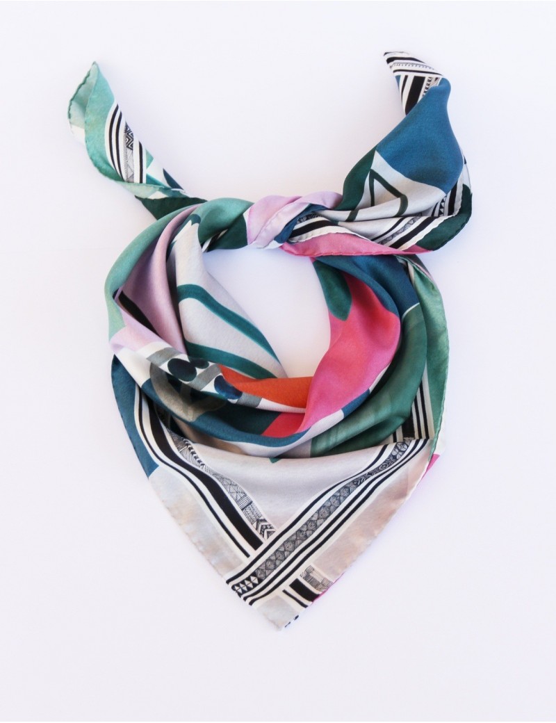 Tulum green scarf 90 - pack