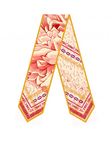 Varkala Spring sash scarf - front