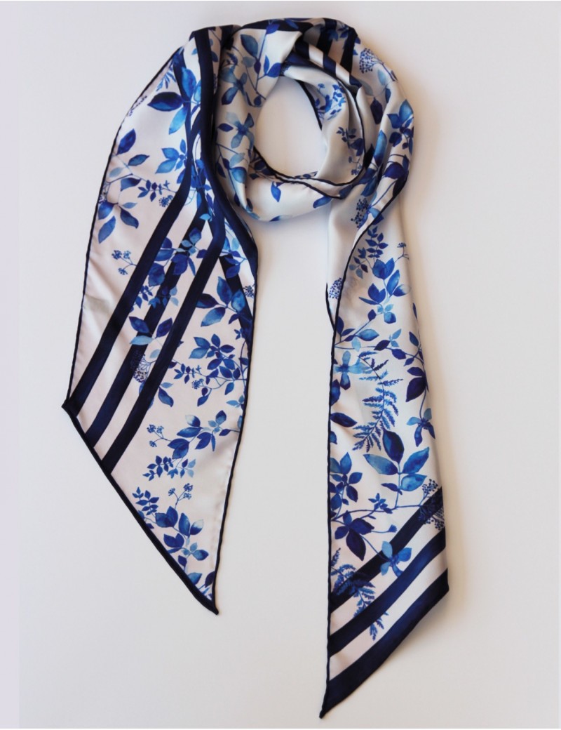 Bréhat blue sash scarf - packshot