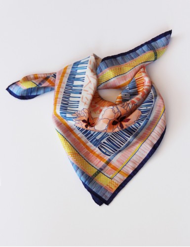 Marmaris blue scarf 70 - packshot