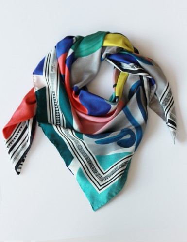 Tulum blue scarf 135 - packshot 2