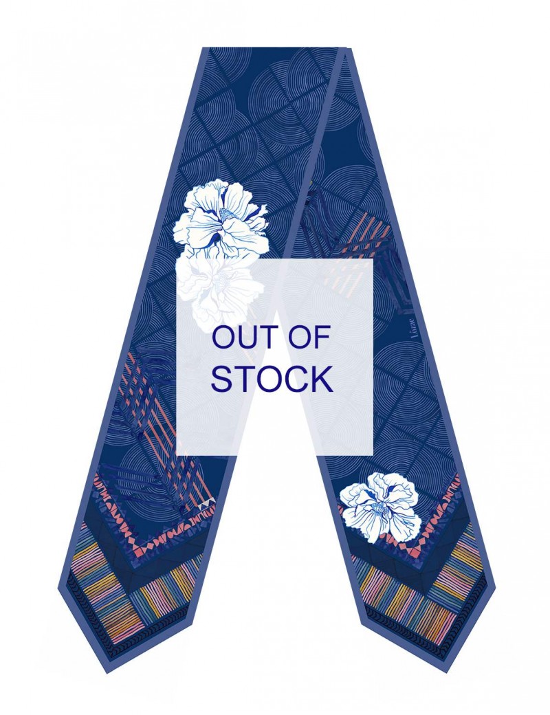 Maehama Blue sash scarf - out of stock