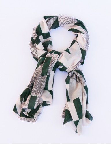 Santorini green stole - pack